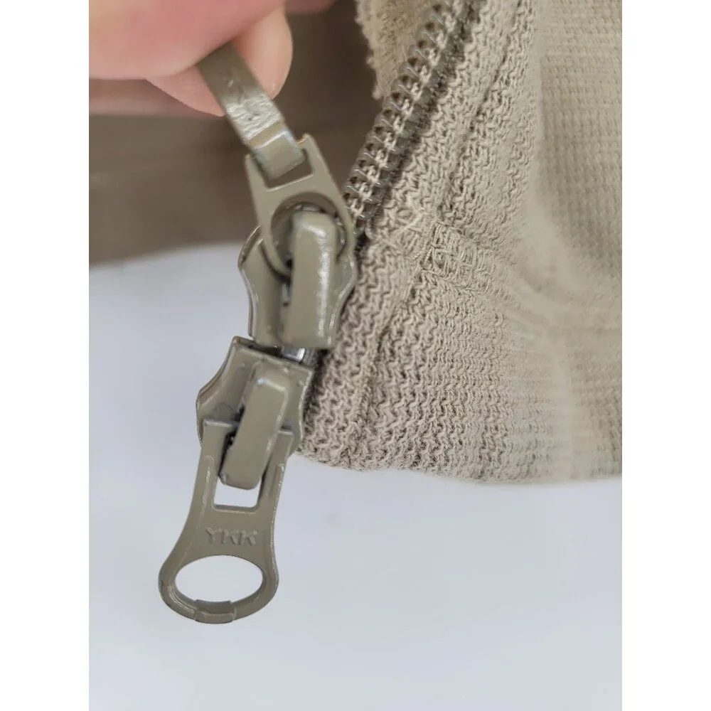 Woolrich Womens Full-Zip‎ Knit Jacket Beige L